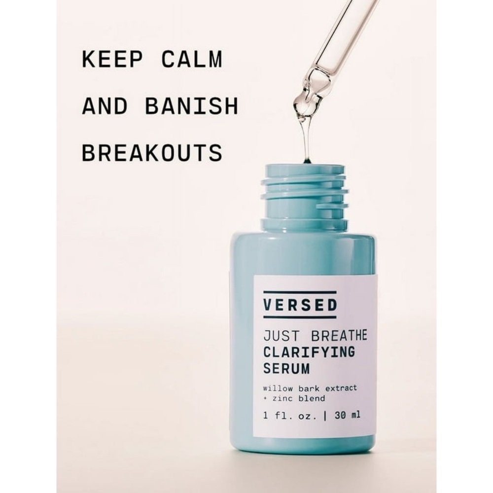 Versed Just Breathe Clarifying Face Serum NEW IN BOX - Picture 2 of 11